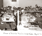 Pioneer Reunion diners - Weston Oregon 1955