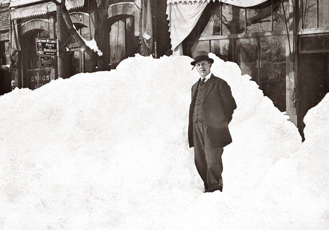 Winter of 1916 - O'Harra Store in Weston OR